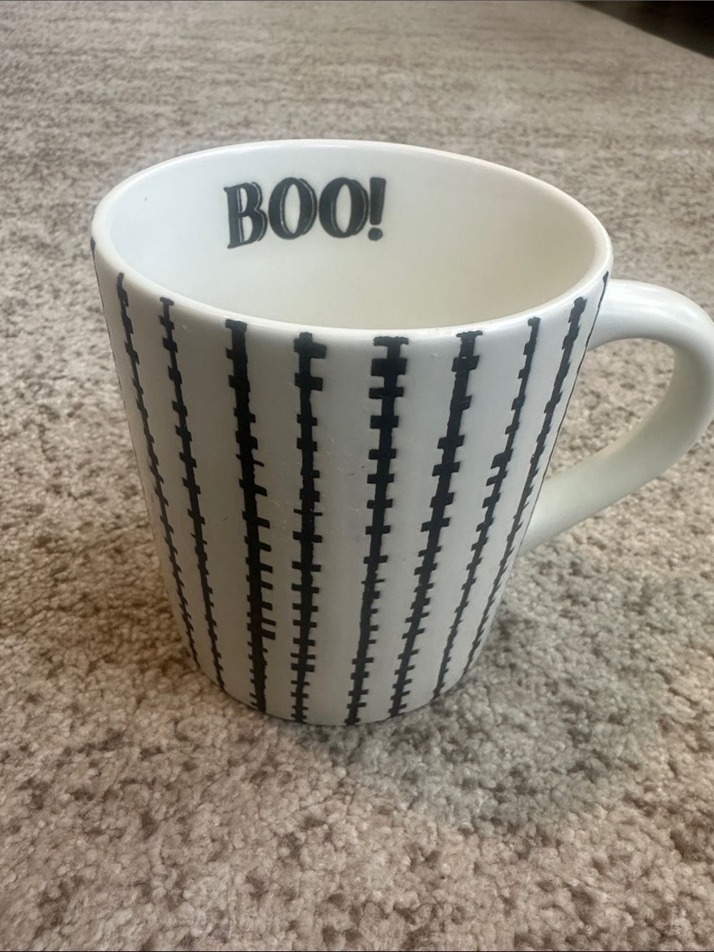 Threshold 16oz Stoneware Boo Halloween Mug